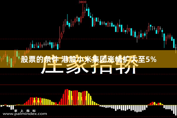 股票的条件 港股小米集团涨幅扩大至5%