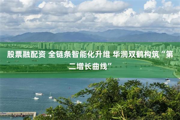 股票融配资 全链条智能化升维 华润双鹤构筑“第二增长曲线”